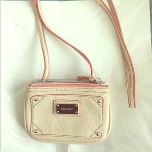 Nine West White Small Cross Body Bag